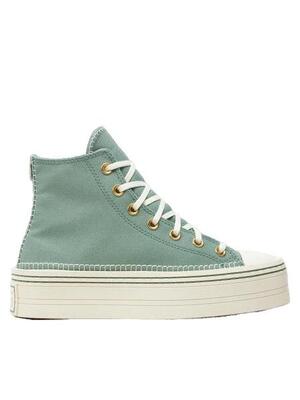 Zapatillas Mujer Converse Ctas Modern Lift Hi Herbyegret Verde