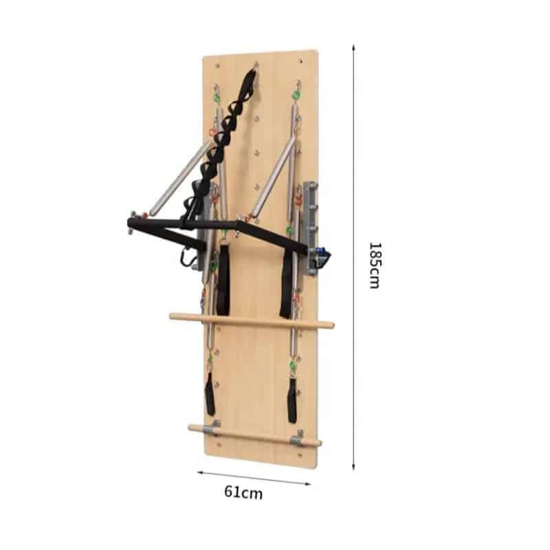 Unidade de parede Pilates Wall Unit completa em aço e madeira 5/6