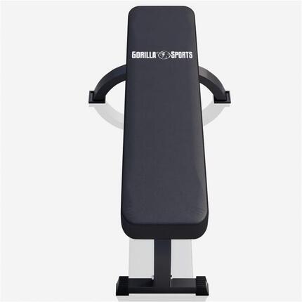 BANC DE MUSCULATION PLAT AVEC LOGO | COULEUR NOIR