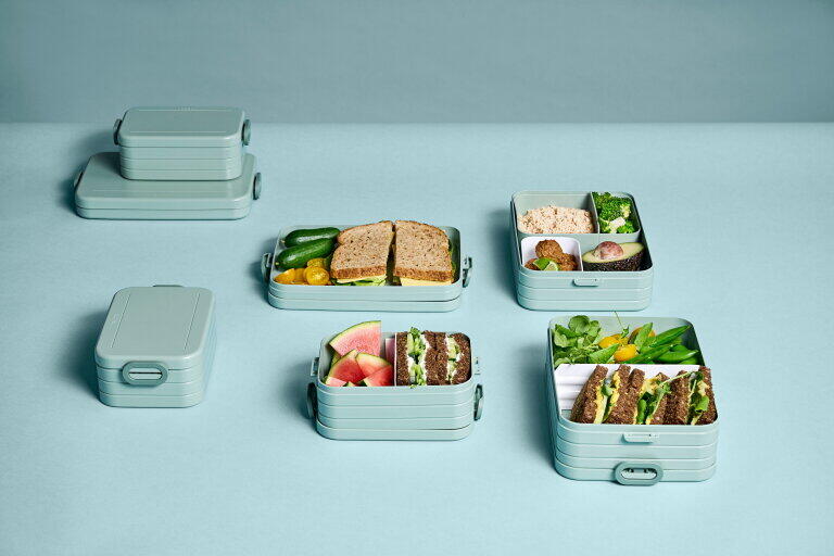 Mepal TAB 900 ml Bento Brotdose Midi - Nordic blue 4/6