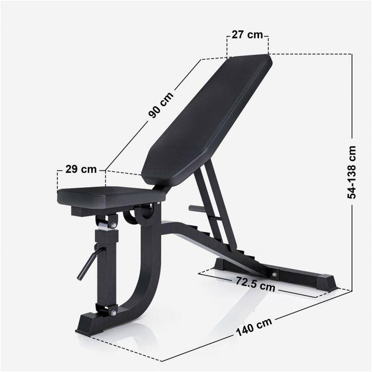 BANC MULTI POSITIONS DEVELOPPÉ COUCHÉ ET INCLINABLE | MUSCULATION