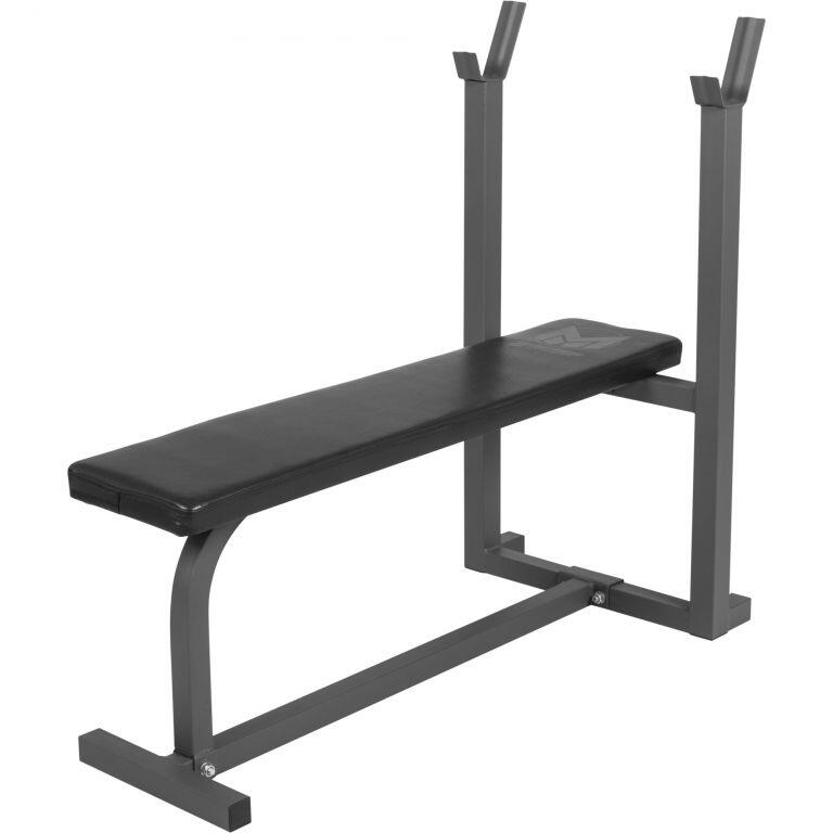 Gorilla Sports - Banc De Developpé Couché Fixe | | Musculation - Banc De Musculation - Blanc - Taille Unique - Decathlon