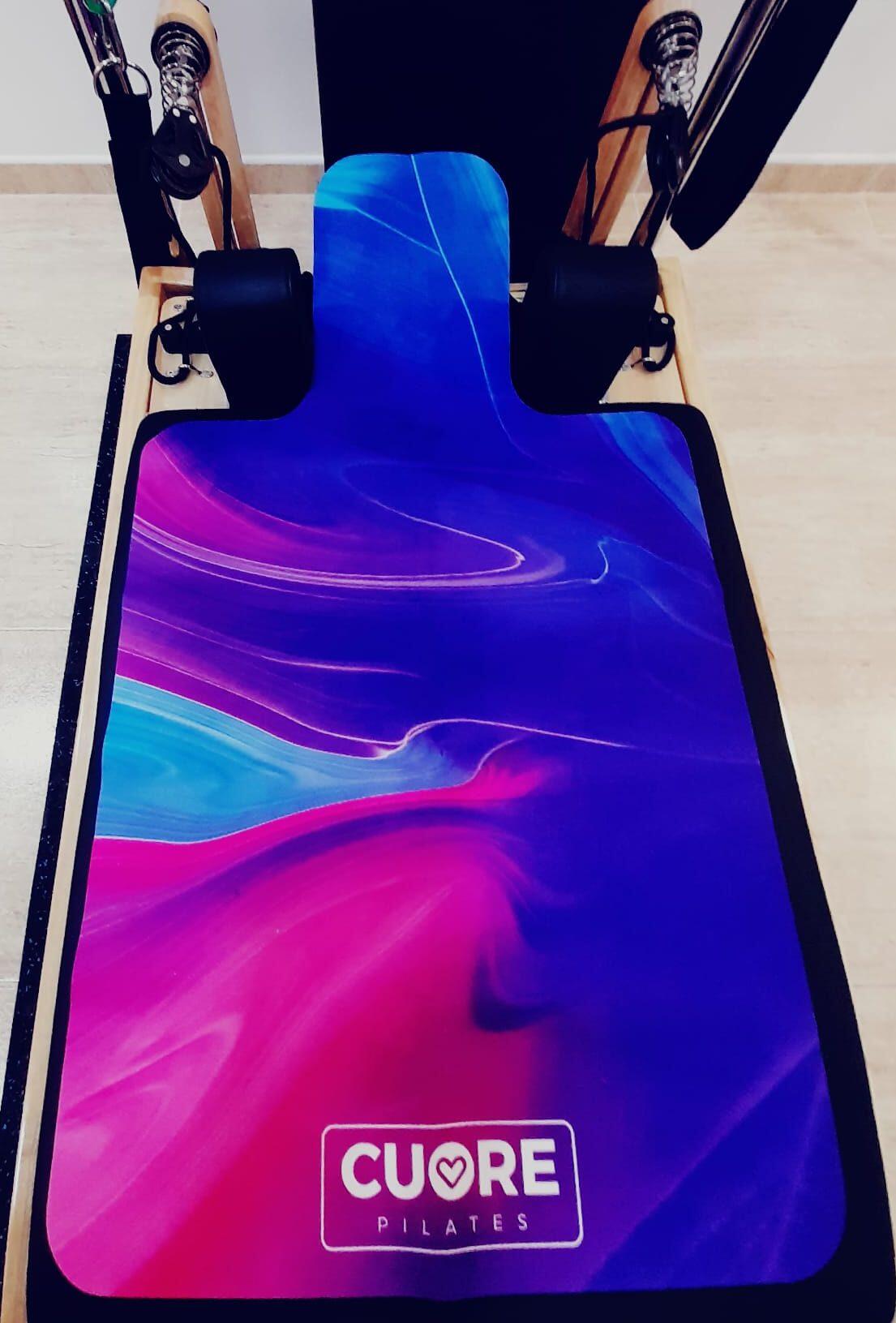 Tapis de Pilates pour Reformer antidérapant noir EVA 4/4