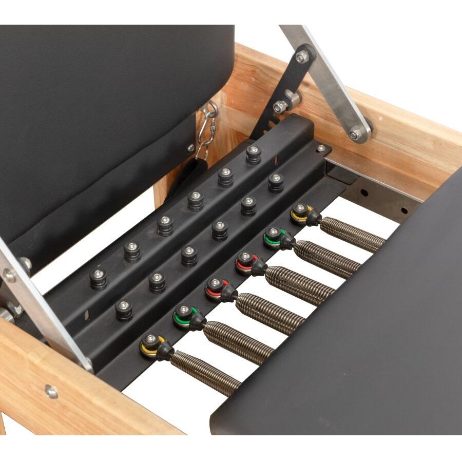 Reformer Pilates Clásico Madera Estable Y Profesional 2/6