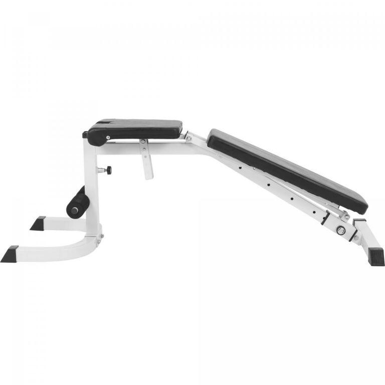 Fitnessbank - Wit - Curlrack - Verstelbaar - Belastbaar tot 250 kg 4/7