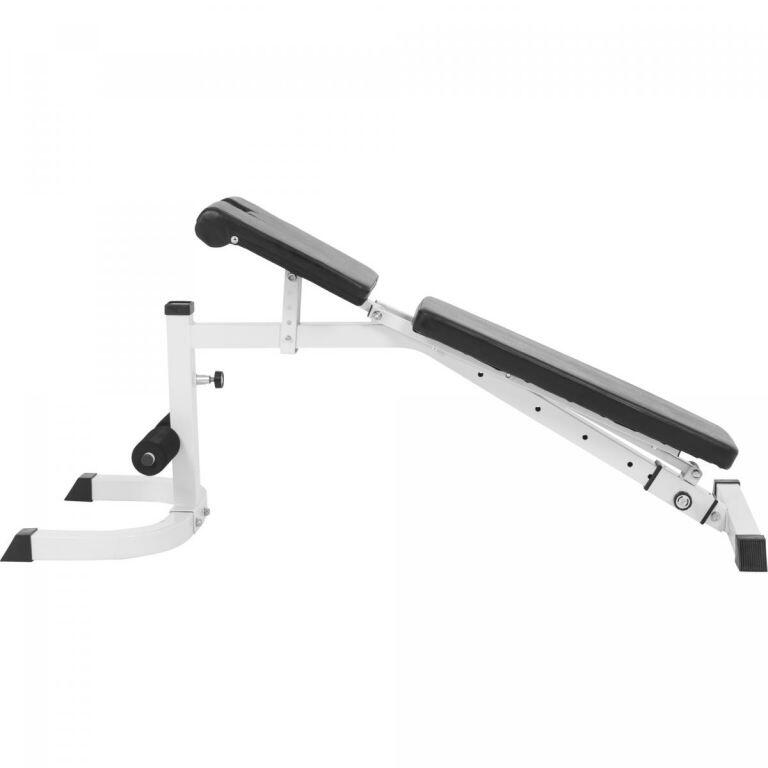Fitnessbank - Wit - Curlrack - Verstelbaar - Belastbaar tot 250 kg 3/7