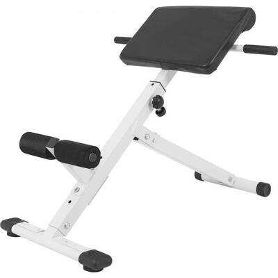 Buiktrainer - rugtrainer - inklapbaar - verstelbaar - wit - core trainer