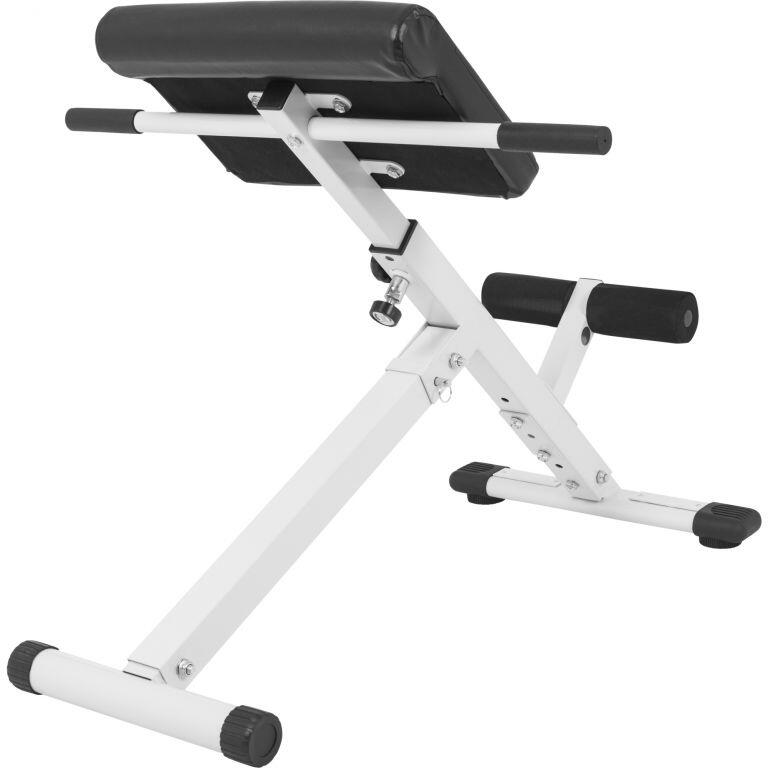 Gorilla Sports Buiktrainer -  Rugtrainer - Inklapbaar - Verstelbaar - Wit - Core 2/7