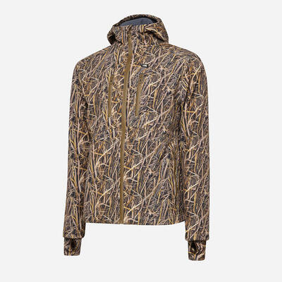 Softshell-jas voor aquatische jacht. zeshoekige polaire voering
