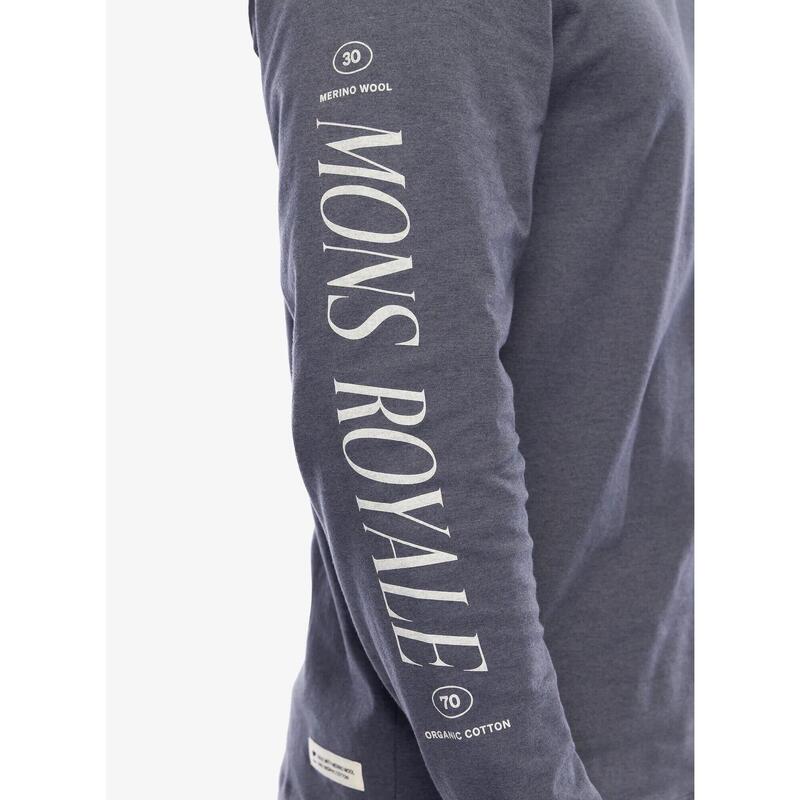 Longsleeve męski Mons Royale Yonder Merino Organic Cotton Long Sleeve