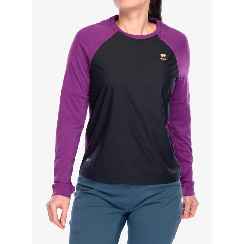 Longsleeve damski Mons Royale Tarn Merino Bike Wind Jersey