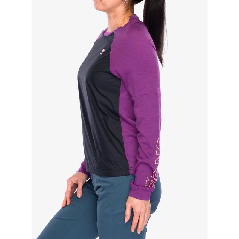 Longsleeve damski Mons Royale Tarn Merino Bike Wind Jersey
