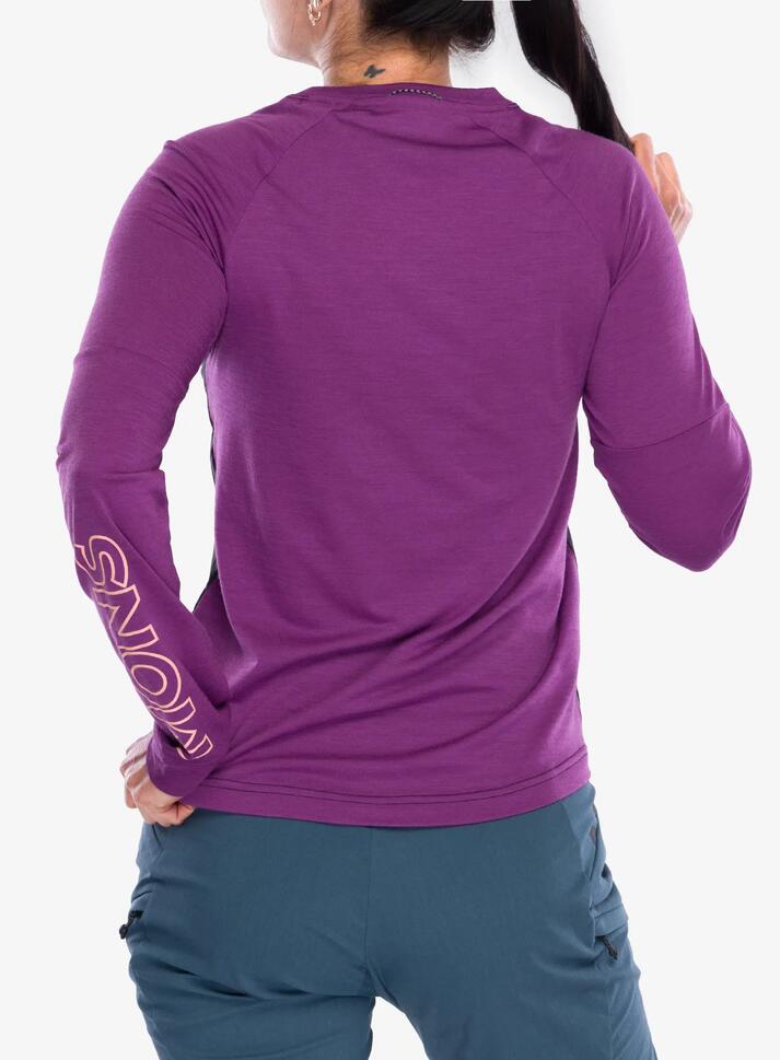 Longsleeve damski Mons Royale Tarn Merino Bike Wind Jersey