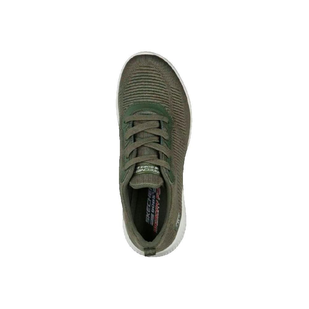 Zapatillas Mujer Skechers Bobs Squad-Tough Talk Verde 3/3
