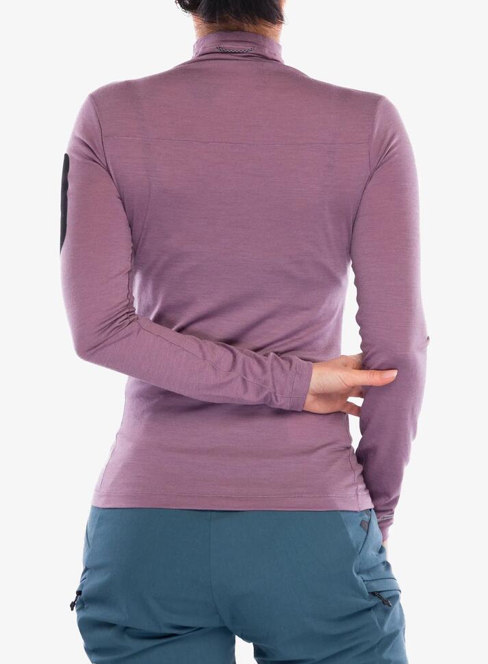 Longsleeve damski Mons Royale Diversion Merino Mock Neck Long Sleeve