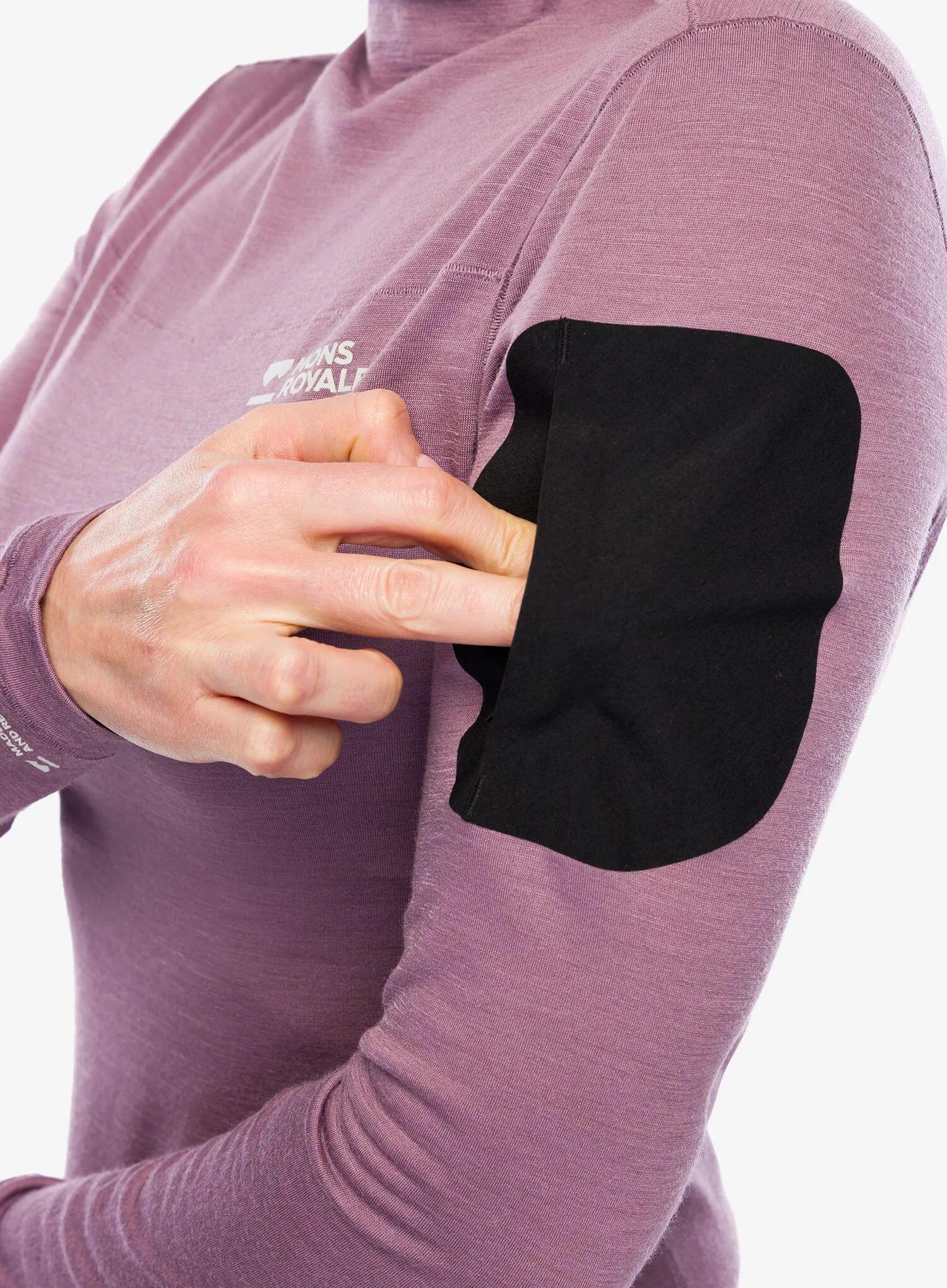 Longsleeve damski Mons Royale Diversion Merino Mock Neck Long Sleeve 6/7