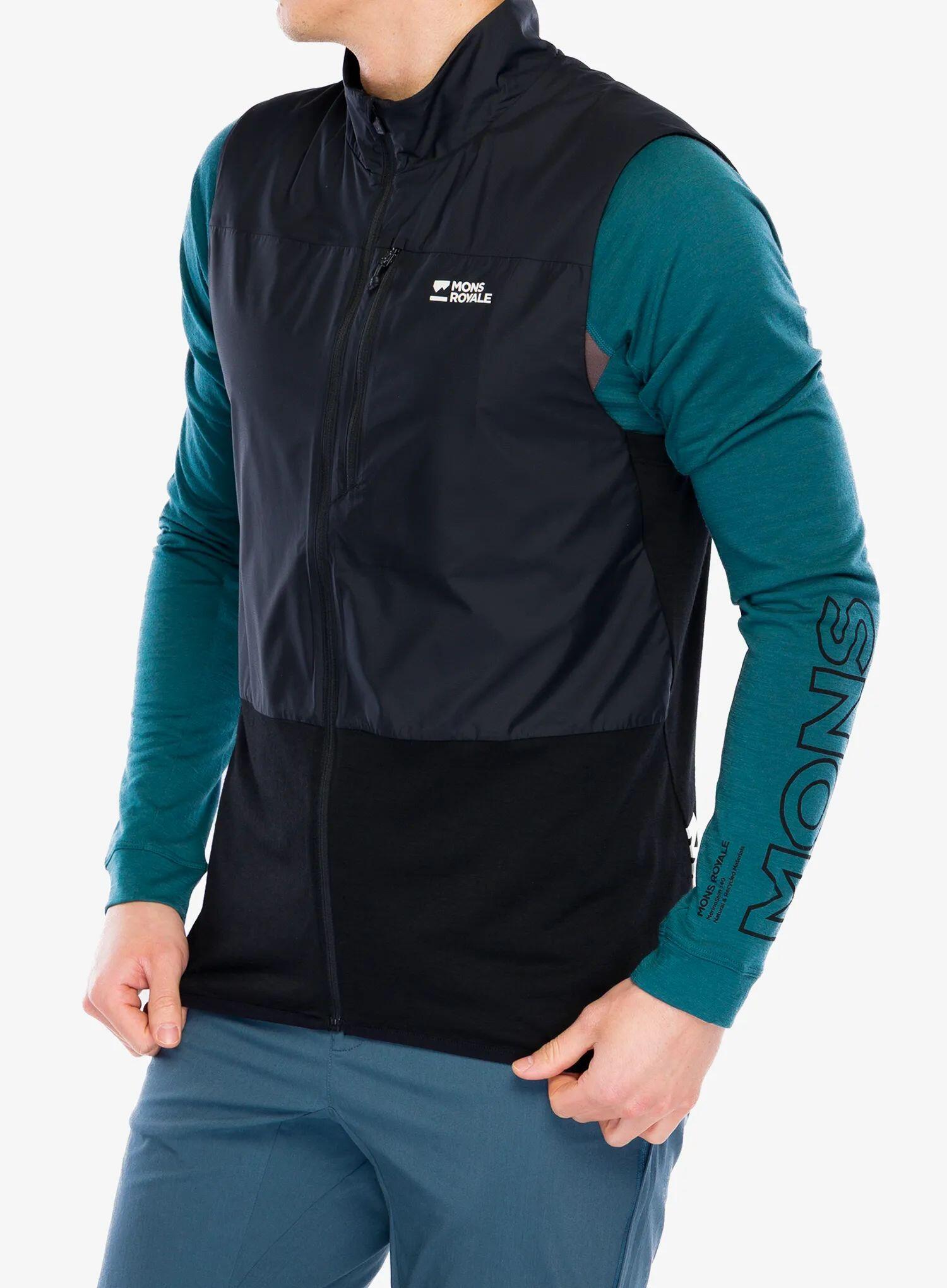 Kamizelka rowerowa męska Mons Royale Diversion Merino Wind Vest 3/7