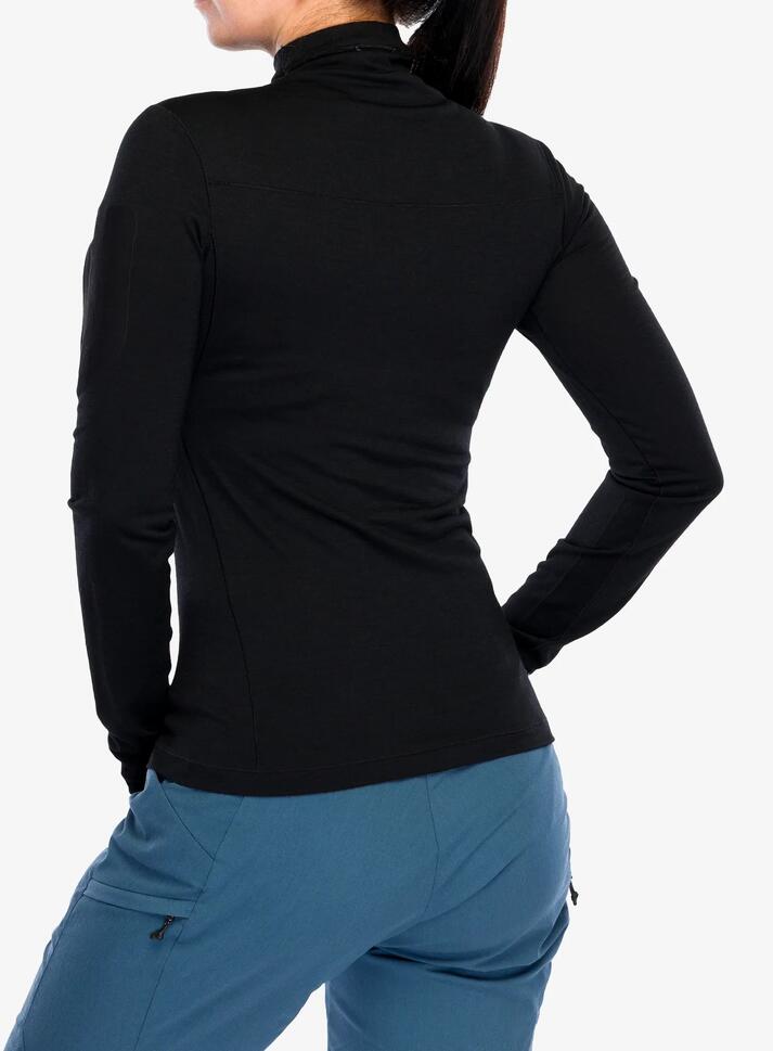 Longsleeve damski Mons Royale Diversion Merino Mock Neck Long Sleeve