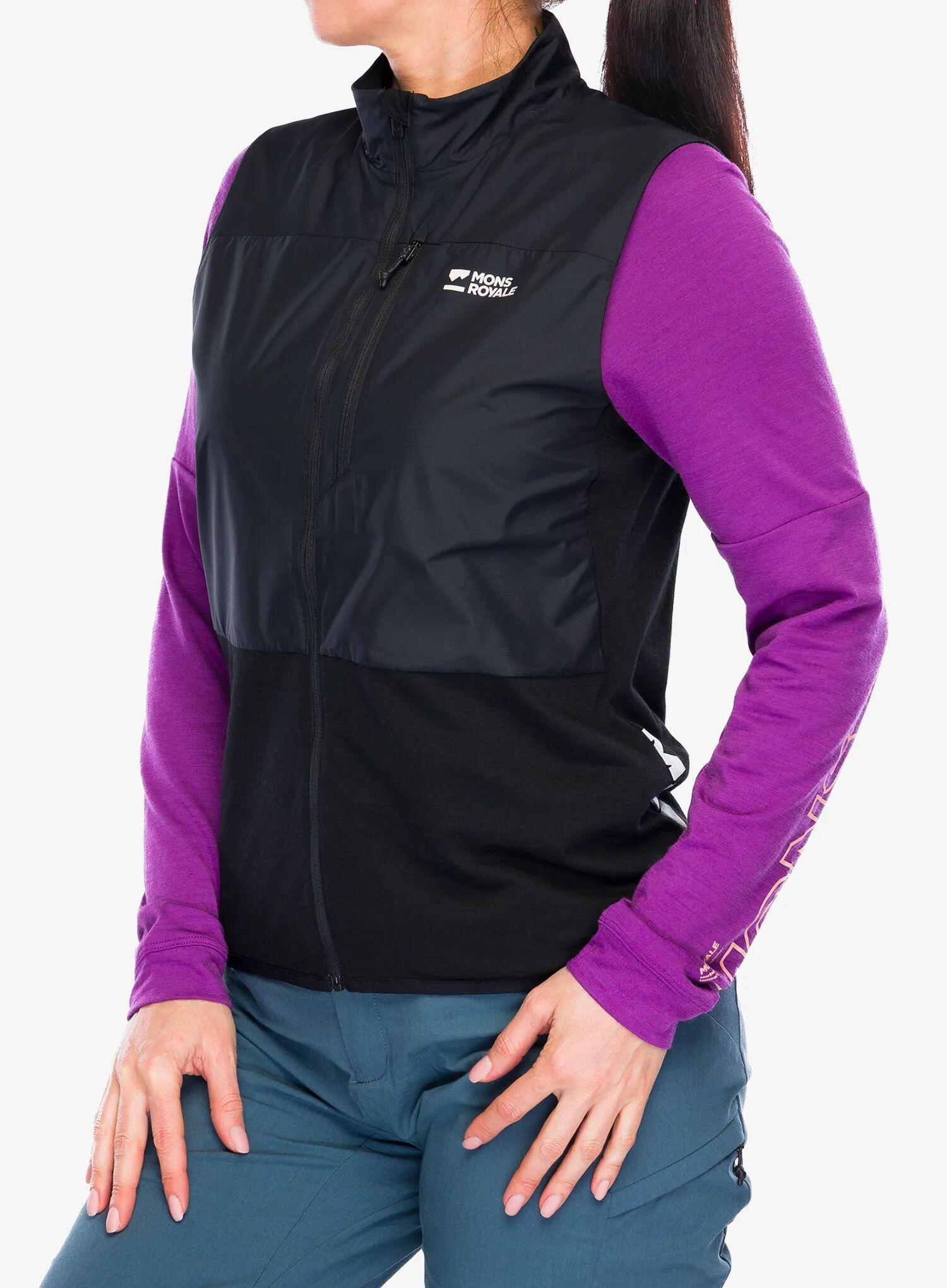 Kamizelka rowerowa damska Mons Royale Diversion Merino Wind Vest 3/7
