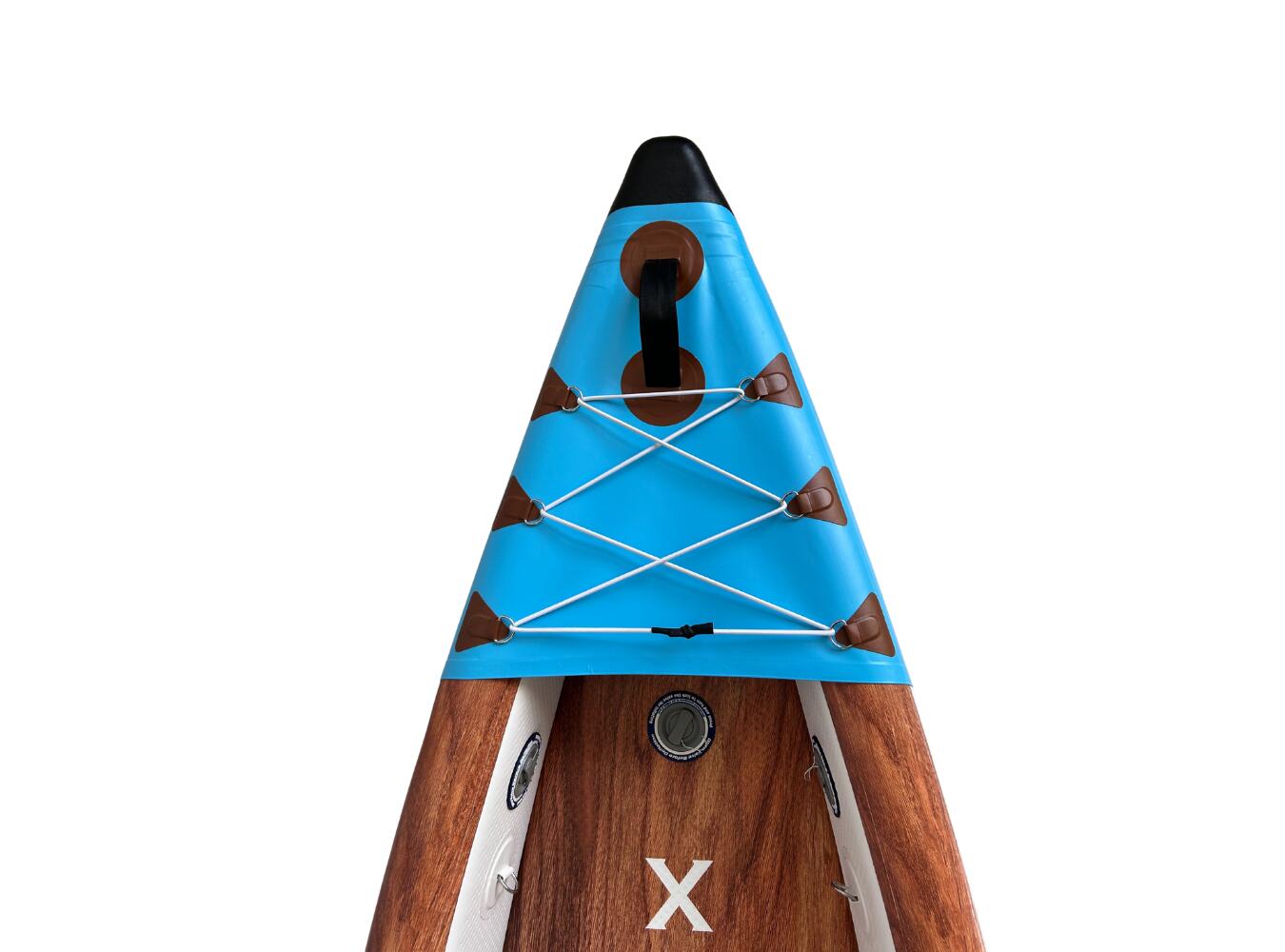 Canoa kayak gonfiabile 3 posti dropstitch 490 x 85 x 42 cm   K-BLUE 4/5