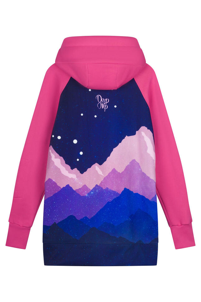 Bluza outdoorowa z kapturem damska DEEP TRIP Milky Way softshell