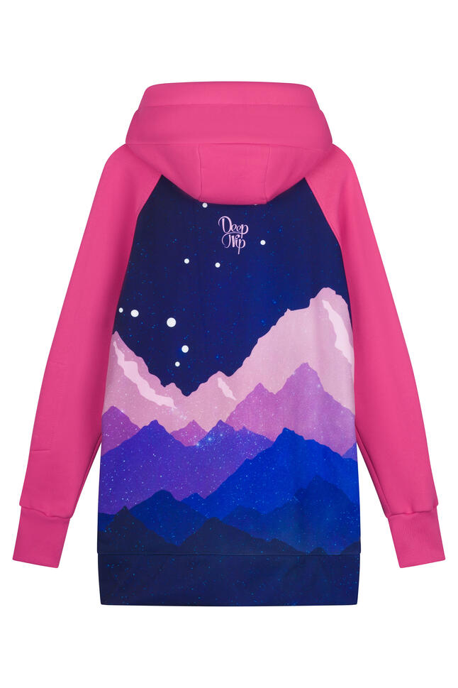 Bluza outdoorowa z kapturem damska DEEP TRIP Milky Way softshell