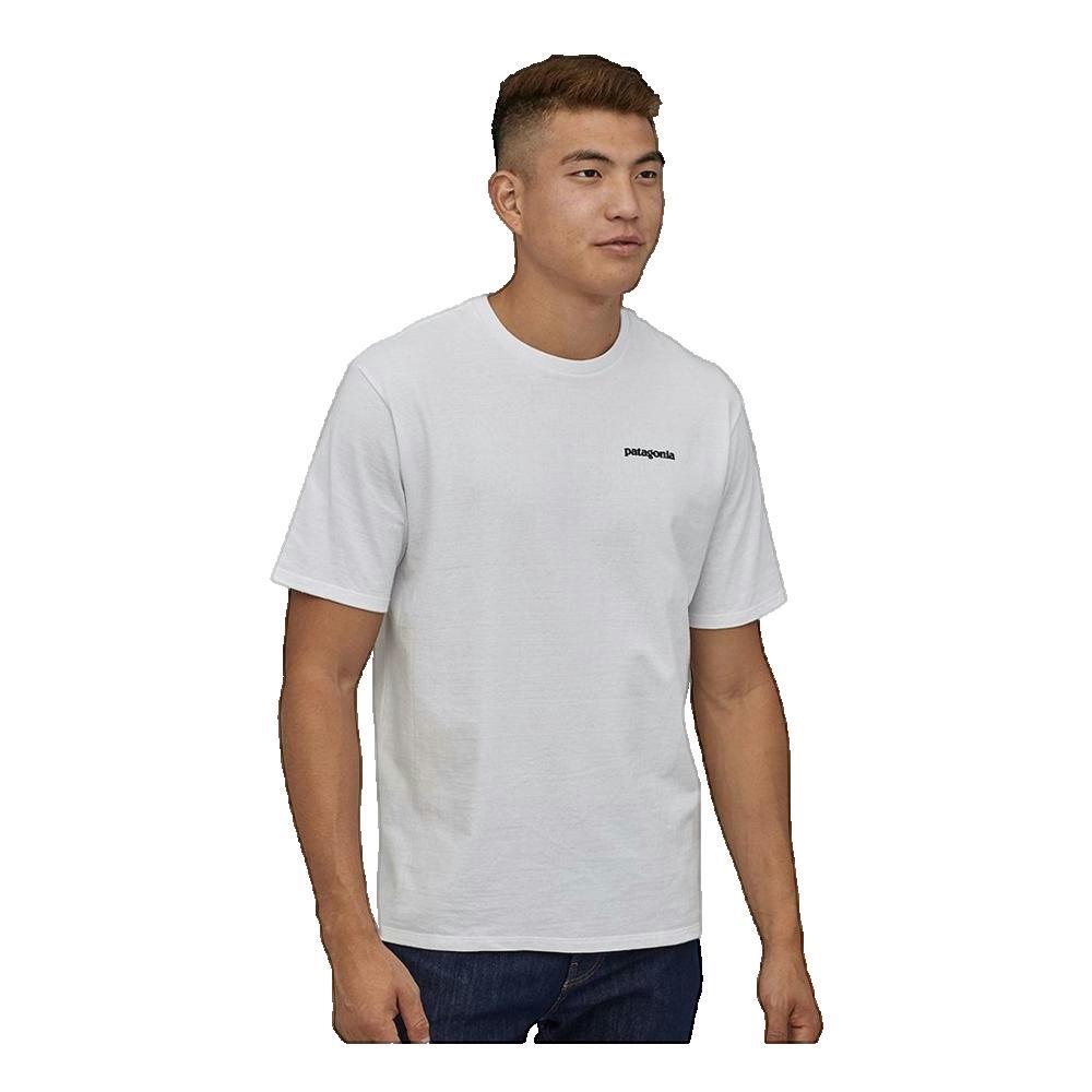 T-shirt Mannelijk Patagonia P-6 Responsibili-tee Wit 2/5