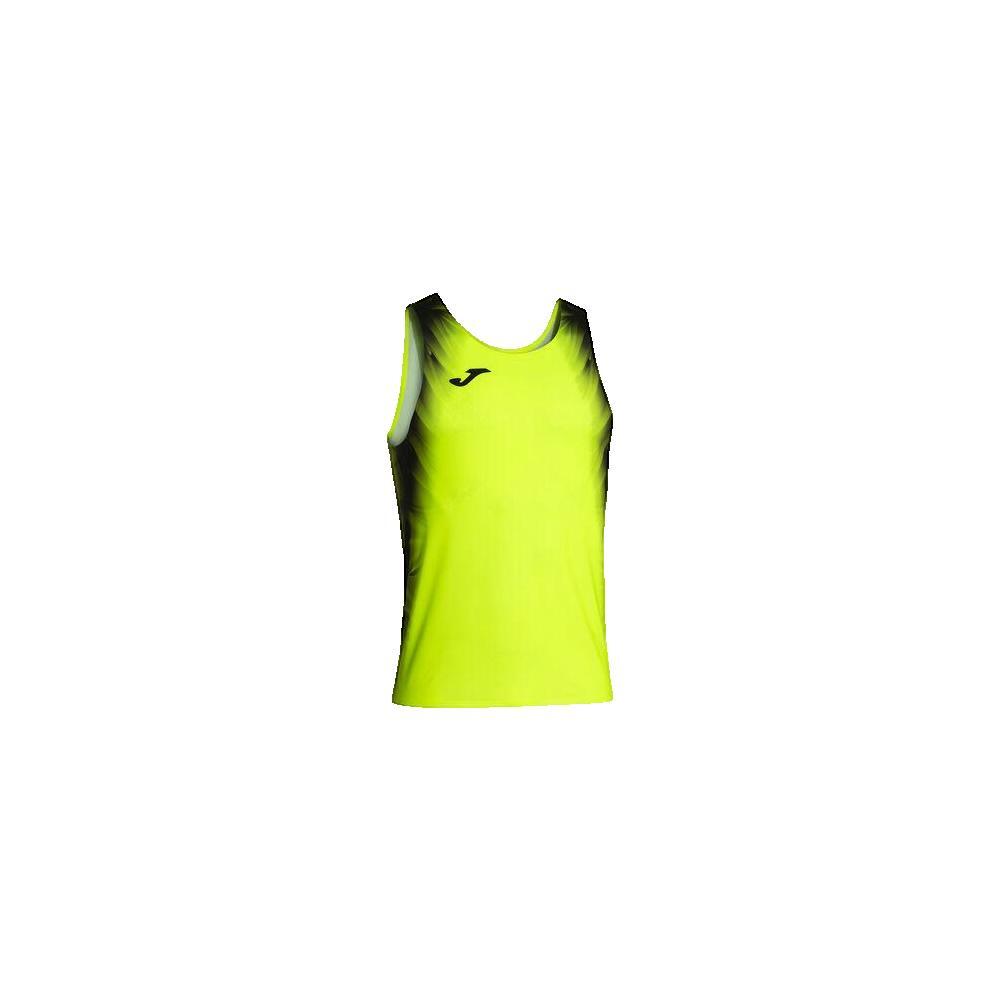 Joma - Débardeur Running Homme Joma Elite Xi Jaune Fluo - T-shirt Sans Manche - Jaune|noir - 36 Xs - Decathlon
