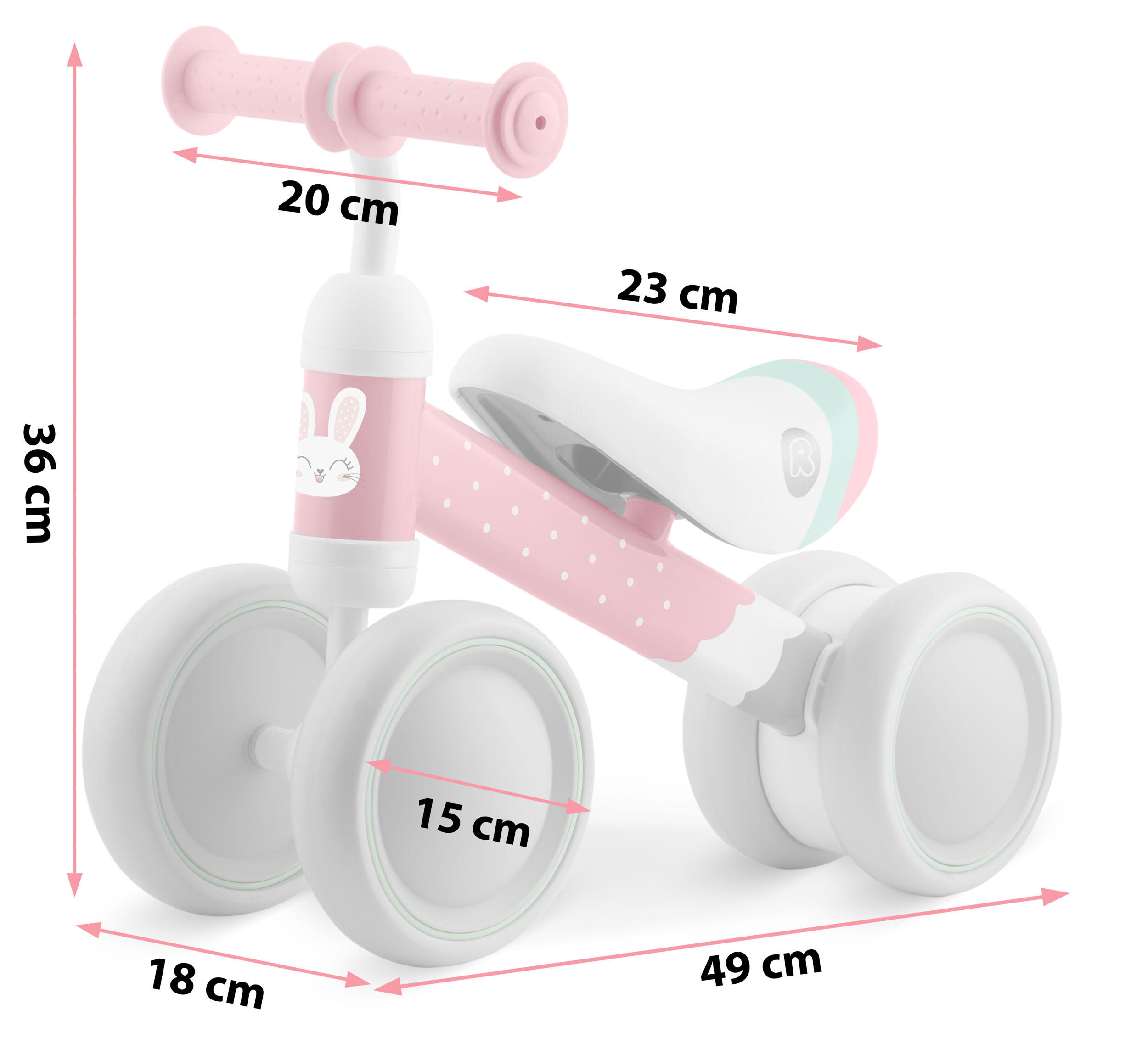 Rowerek biegowy trójkołowy dla dzieci Ricokids RK-606 7/7
