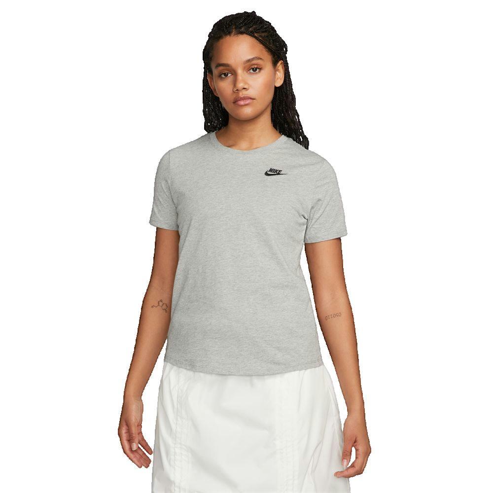 NIKE Camiseta Mujer Nike Sportswear Club Essentials Gris