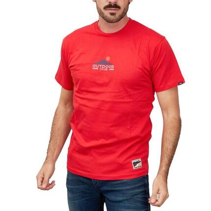 Camiseta Hombre Vans Club Naranja