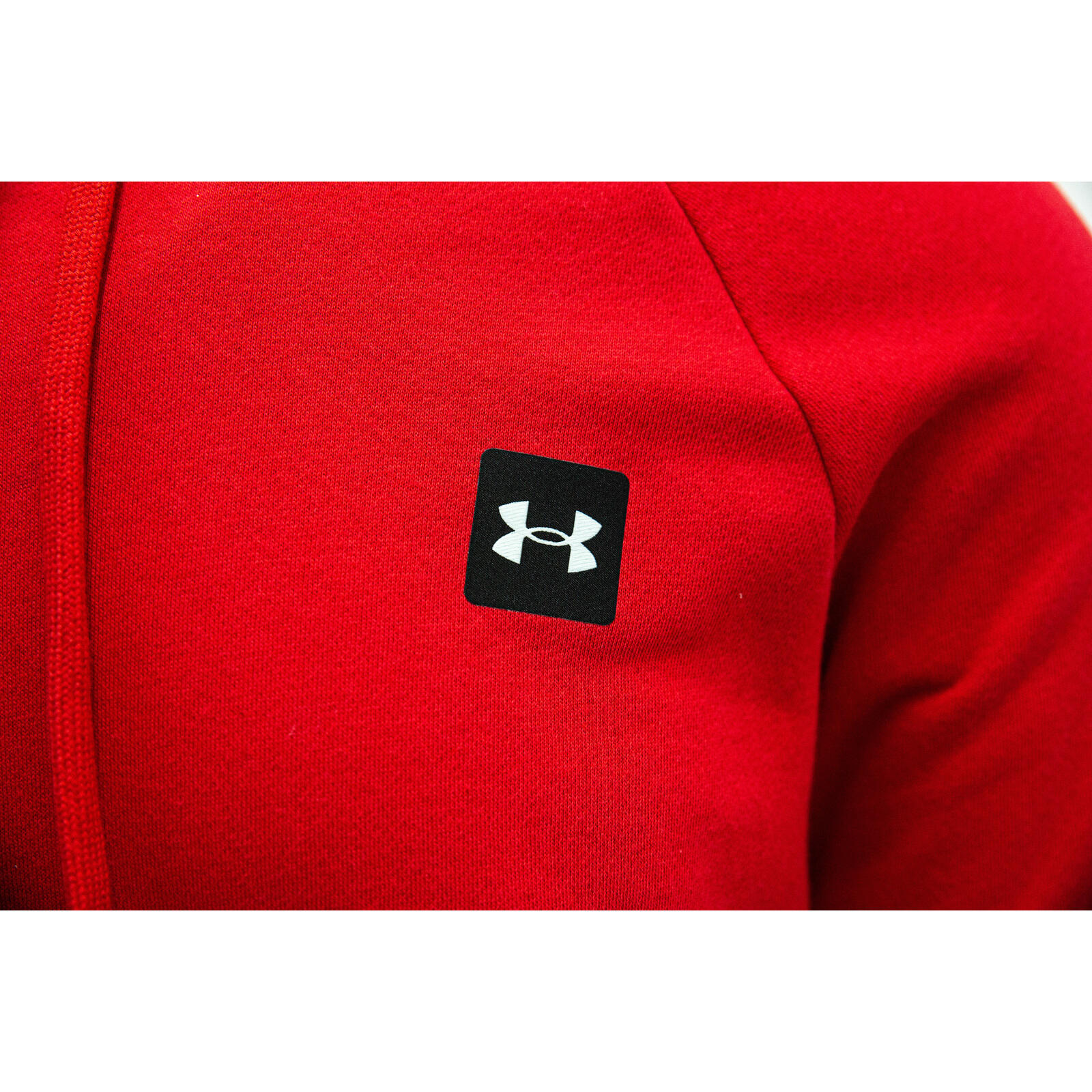 Under Armour Rival Fleece Hoodie Herren Sweatshirt 1357092 600 rot 5/5