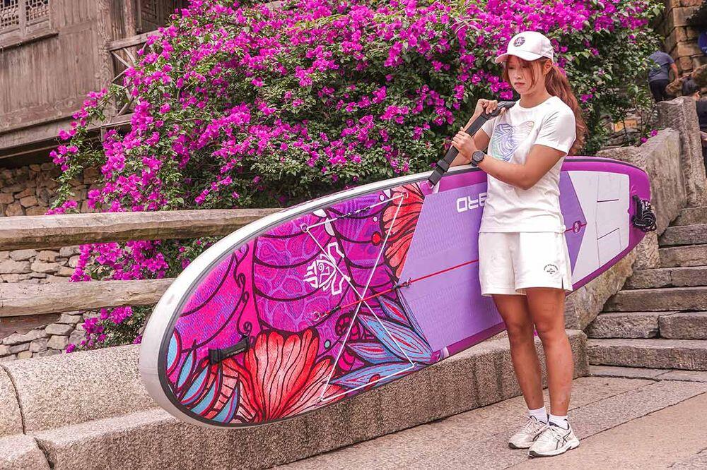 Deska SUP Starboard iGO Deluxe Lite 10'8 zestaw Combo z wiosłem siedziskiem 2/7