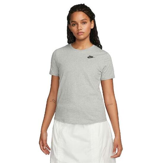 Camiseta Mujer Nike Sportswear Club Essentials Gris