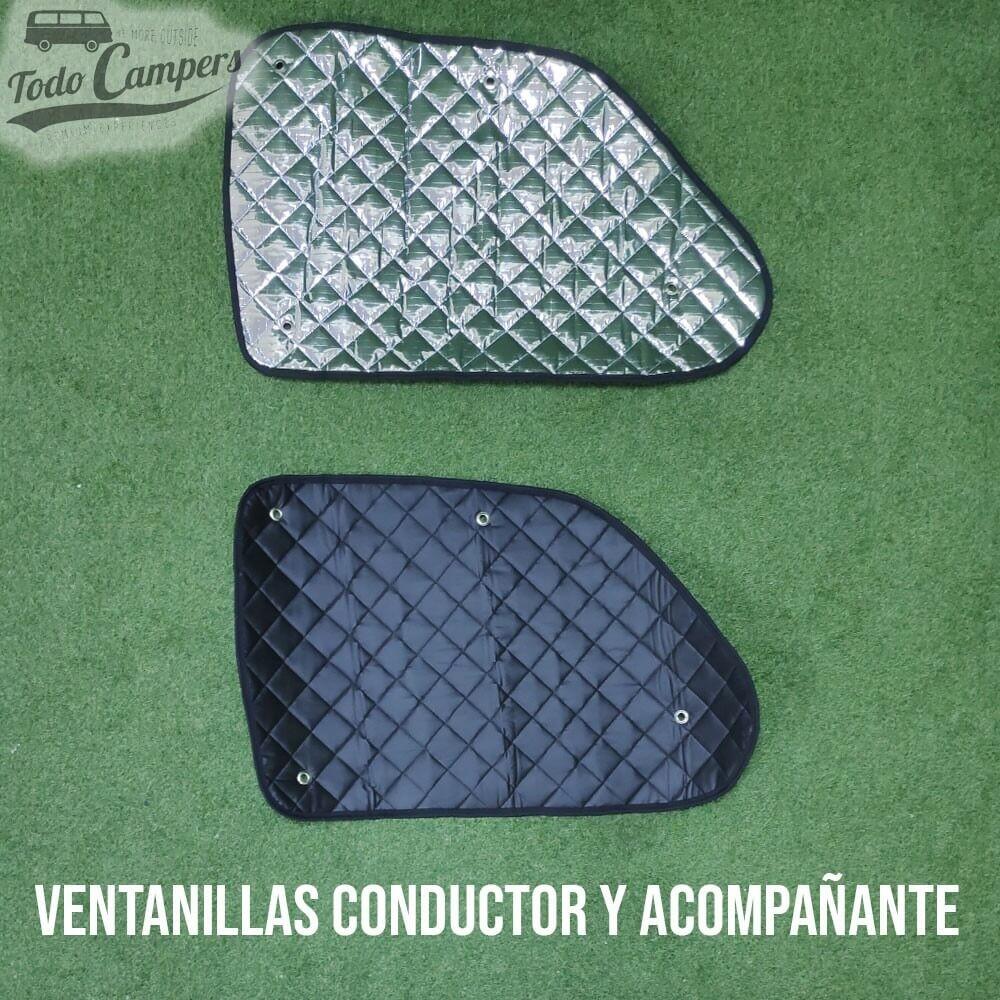 Aislantes térmicos PREMIUM BLACK  para cabina de Ford Transit 2000-2013 4/6