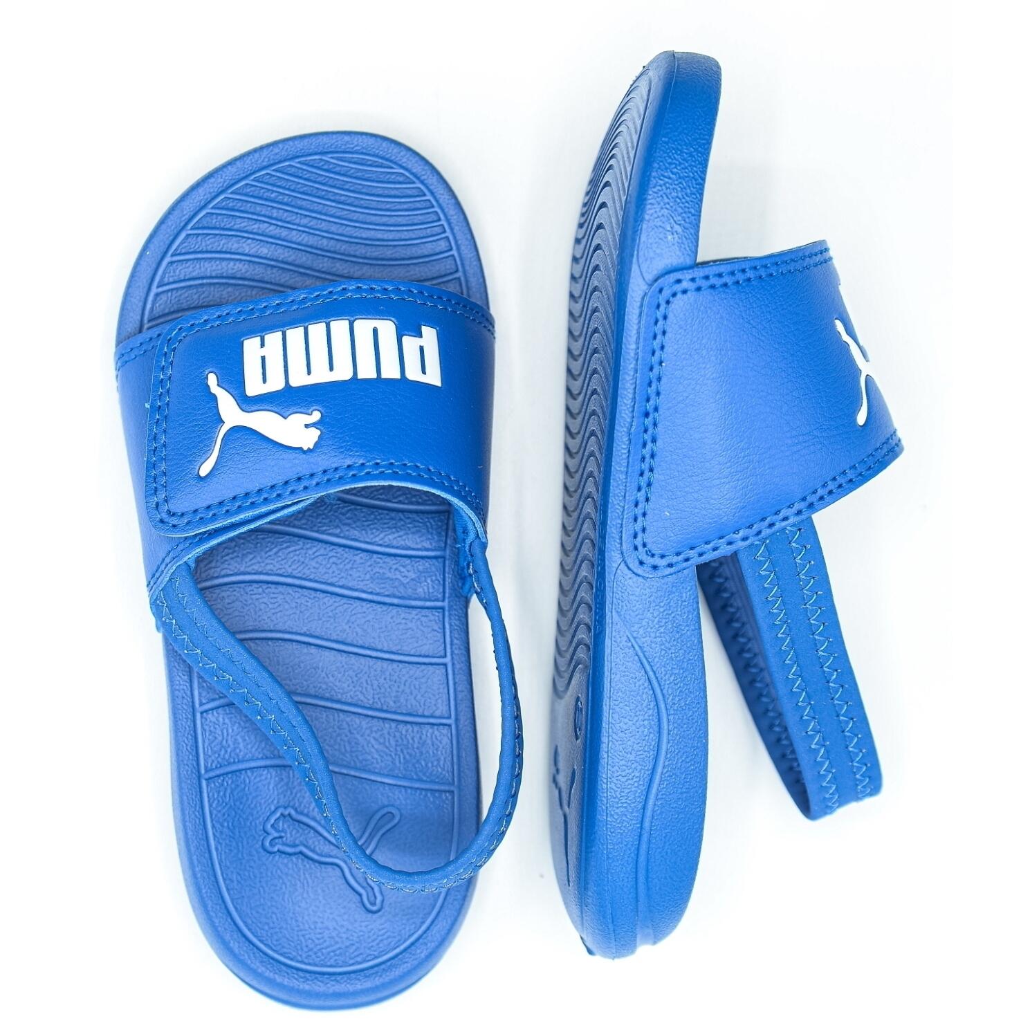 Des sandales Puma Popcat 20, Bleu, Enfants 2/5