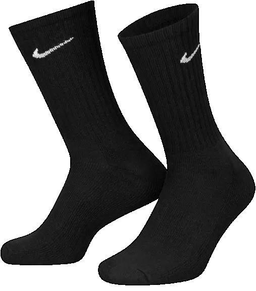 Sandalen Volwassen Nike Value Coton Crew Zwart 2/3