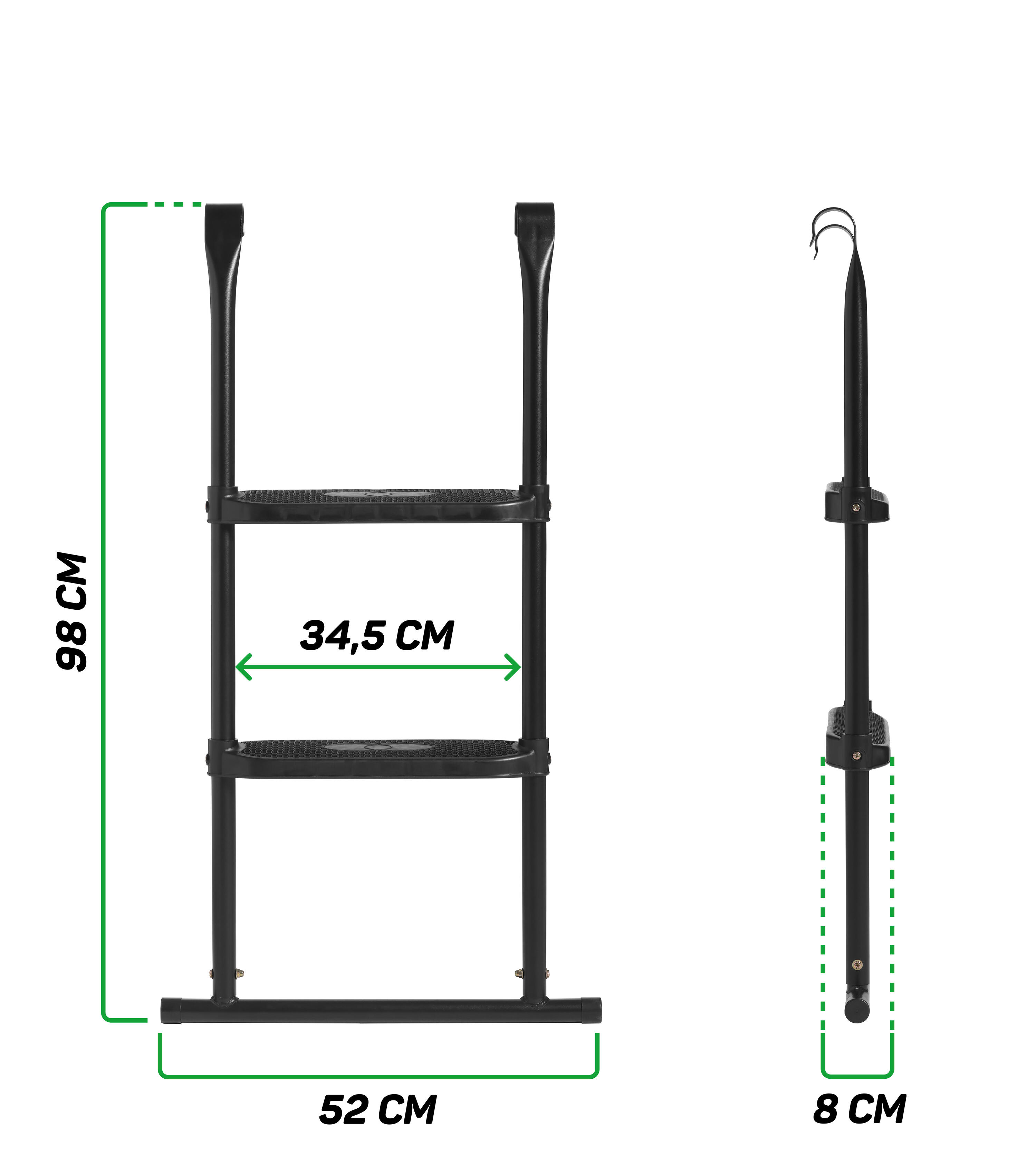 Echelle pour trampoline - 98 cm 5/6