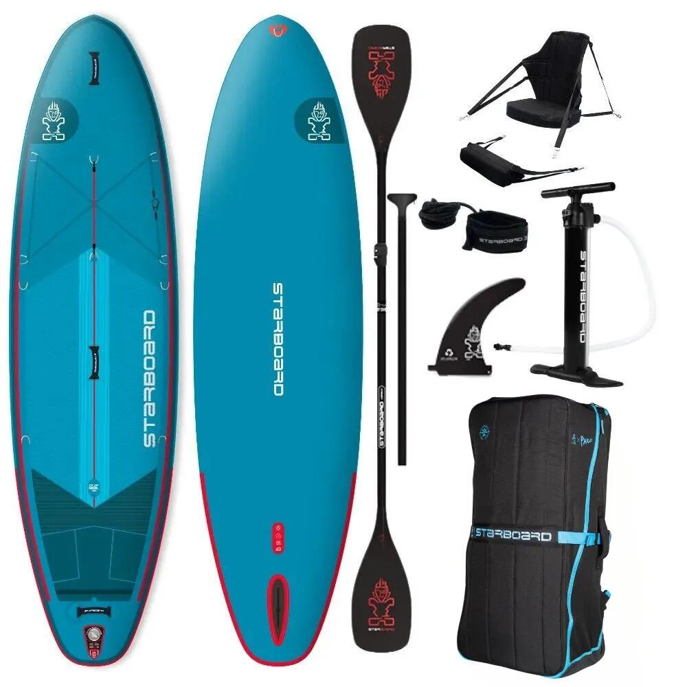 Deska SUP Starboard iGO Deluxe Lite 10'8 zestaw Combo z wiosłem siedziskiem