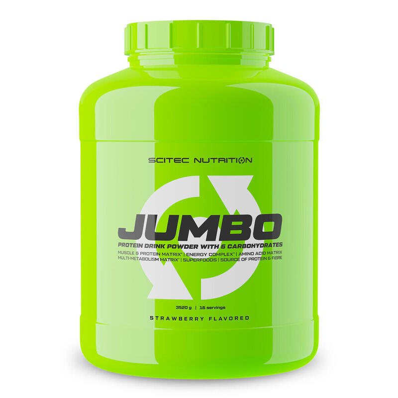 Jumbo - 3520g Morango da Scitec Nutrition Promoção                      3 cores disponíveis
 61,90€ 69,90€ -11%    * 20/05/2025 até rutura de stock  Preço por quantidade 16,73€kg SCITEC NUTRITION Jumbo - 3520g Morango da Scitec NutritionVendido e expedido por: Masmusculo  