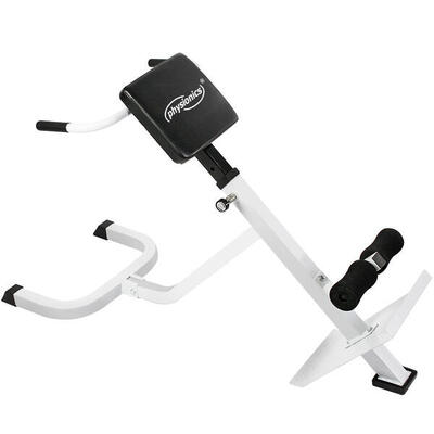 Physionics roman chair - hyperextentie - belastbaar tot 120 kg - wit
