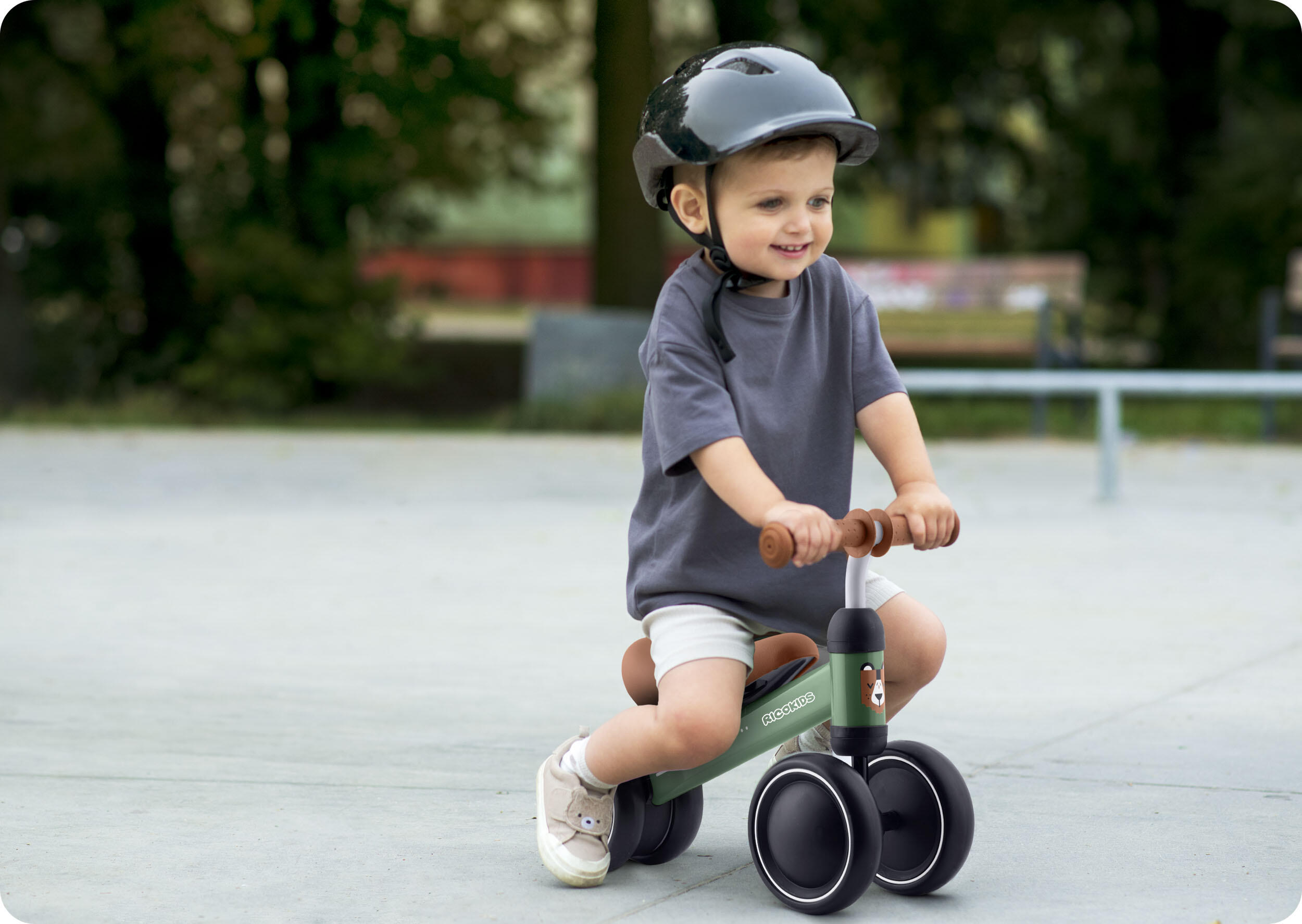 Rowerek biegowy trójkołowy dla dzieci Ricokids RK-606 3/7