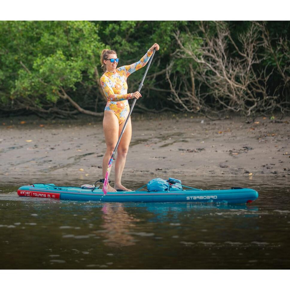 Deska SUP Starboard iGO Deluxe Lite 10'8 zestaw Combo z wiosłem siedziskiem