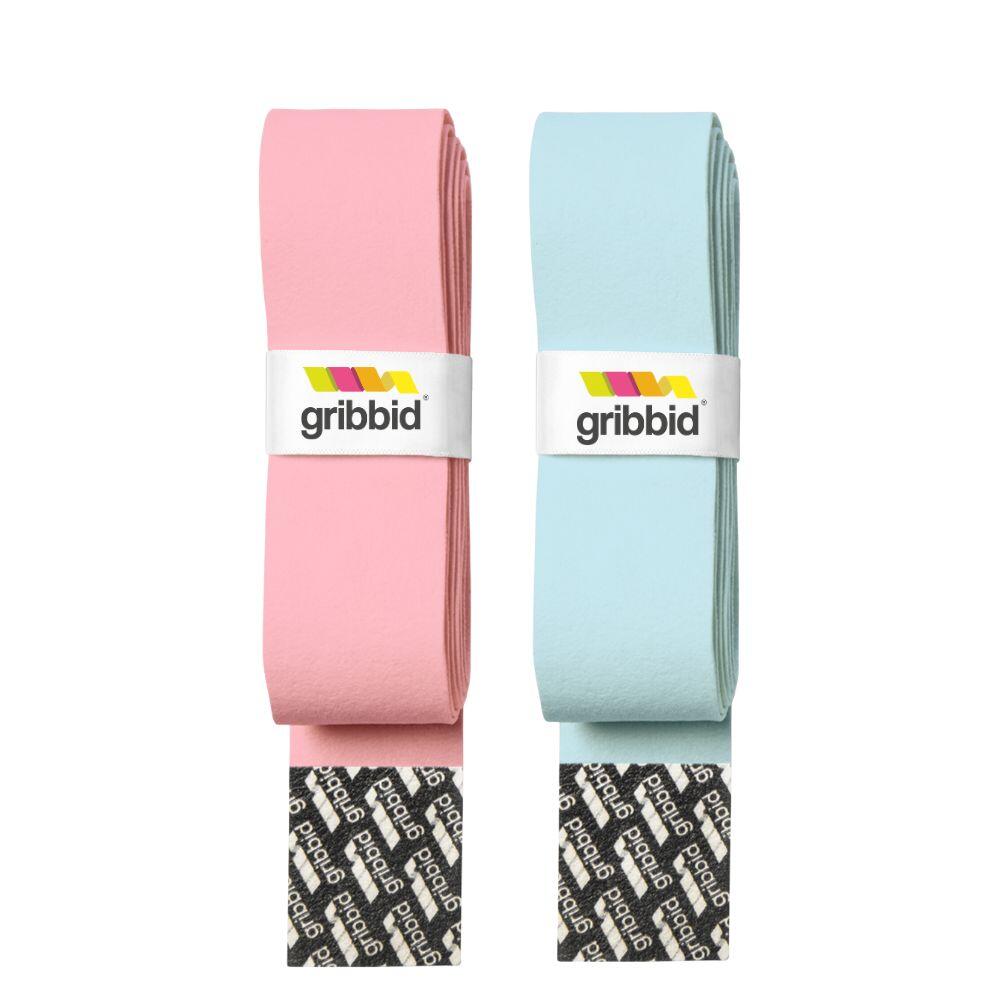 Gribbid - Grip De Hockey Sur Gazon - Progrip 2 Paquet Rose Pâle + Bleu Clair - Surgrip - Bleu|rose - 160 Cm - Decathlon
