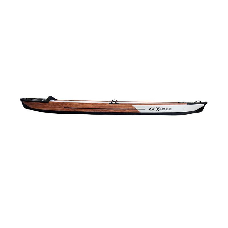 Canoe-kayak gonflabil pentru 3 persoane dropstitch 490 x 85 x 42 cm   K-BLACK
