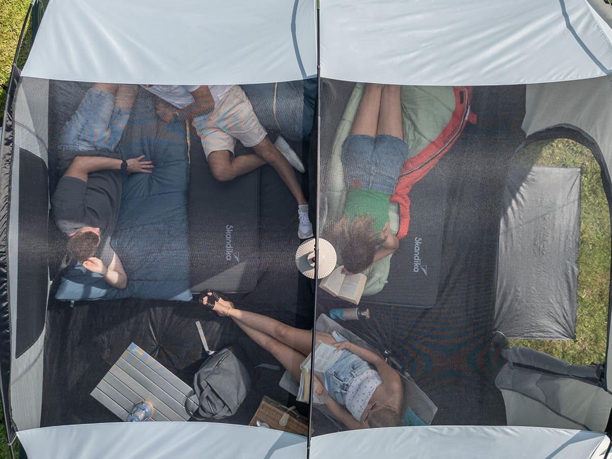 Segunda vita - Tienda de campaña túnel - Indal 5  - mosquiteras - suelo cosido 6/9