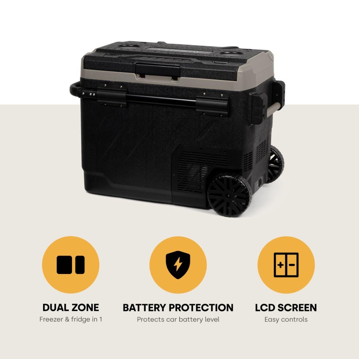 Steamy-E Dual Zone 61 Roller, Elektrische Koelbox Op Wielen, 58L 7/7