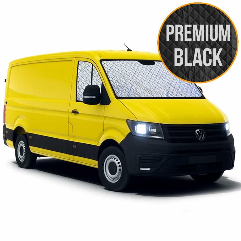 SENZA MARCA Aislantes térmicos PREMIUM BLACK para cabina de VW Crafter desde 2017