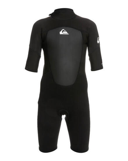 Kurzärmliger Back-Zip-Springsuit 2/2MM PROLOGUE Schwarz Junge