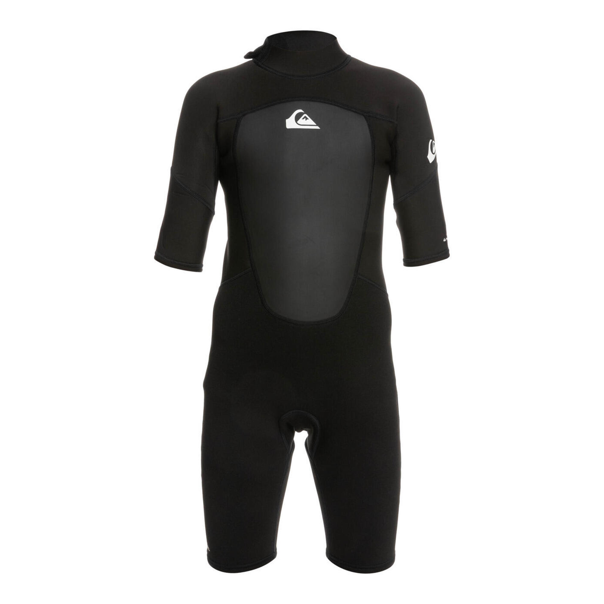 Quiksilver - Springsuit Manches Courtes Back Zip 2/2mm Prologue Noir Garçon - Shorty Néoprene - Noir - 12 - Decathlon